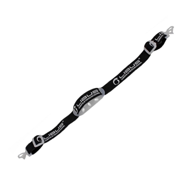 LIBUS MENTONERA 15 mm GANCHO "C" CON LOGO (902003)