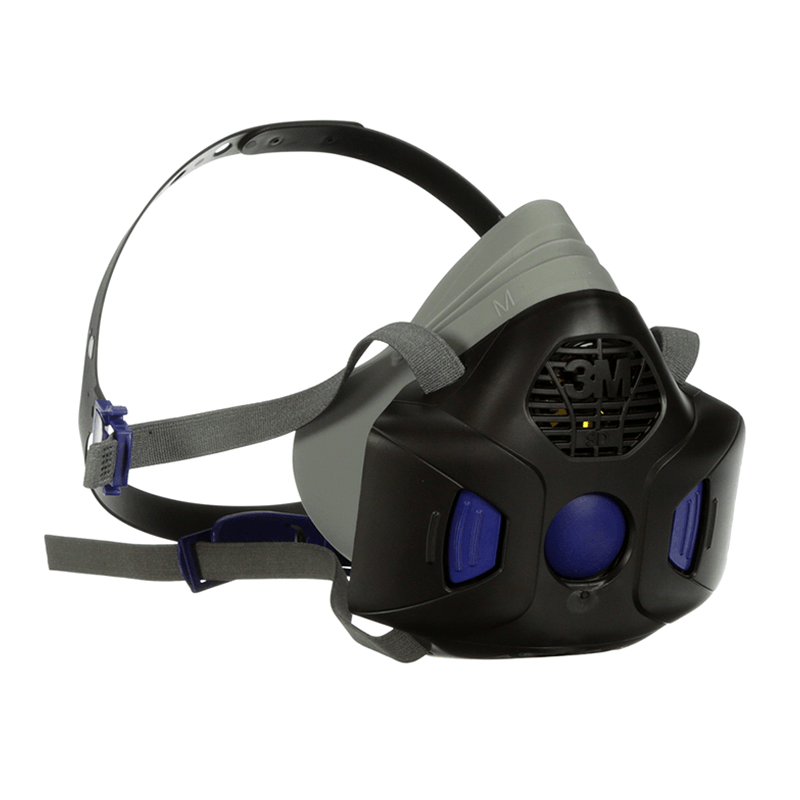 3M RESPIRADOR MEDIO ROSTRO SECURE CLICK HF-803SD TALLE L (65181)