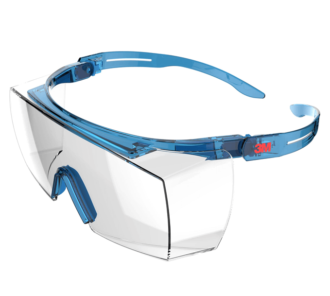 3M ANTEOJOS SECUREFIT 3700 OTG TRANSPARENTE (65123)